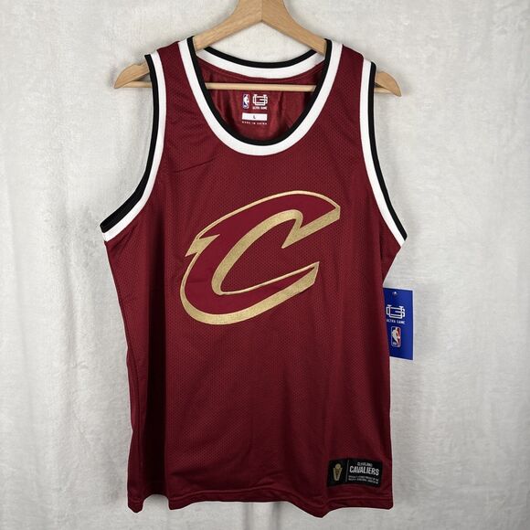 Cleveland Cavaliers Ultra Game NBA Team Colors Basketbal Jersey Mens Large NWT - Picture 1 of 6